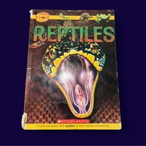 Scholastic Reptiles Book - Vibrant Snake Cover